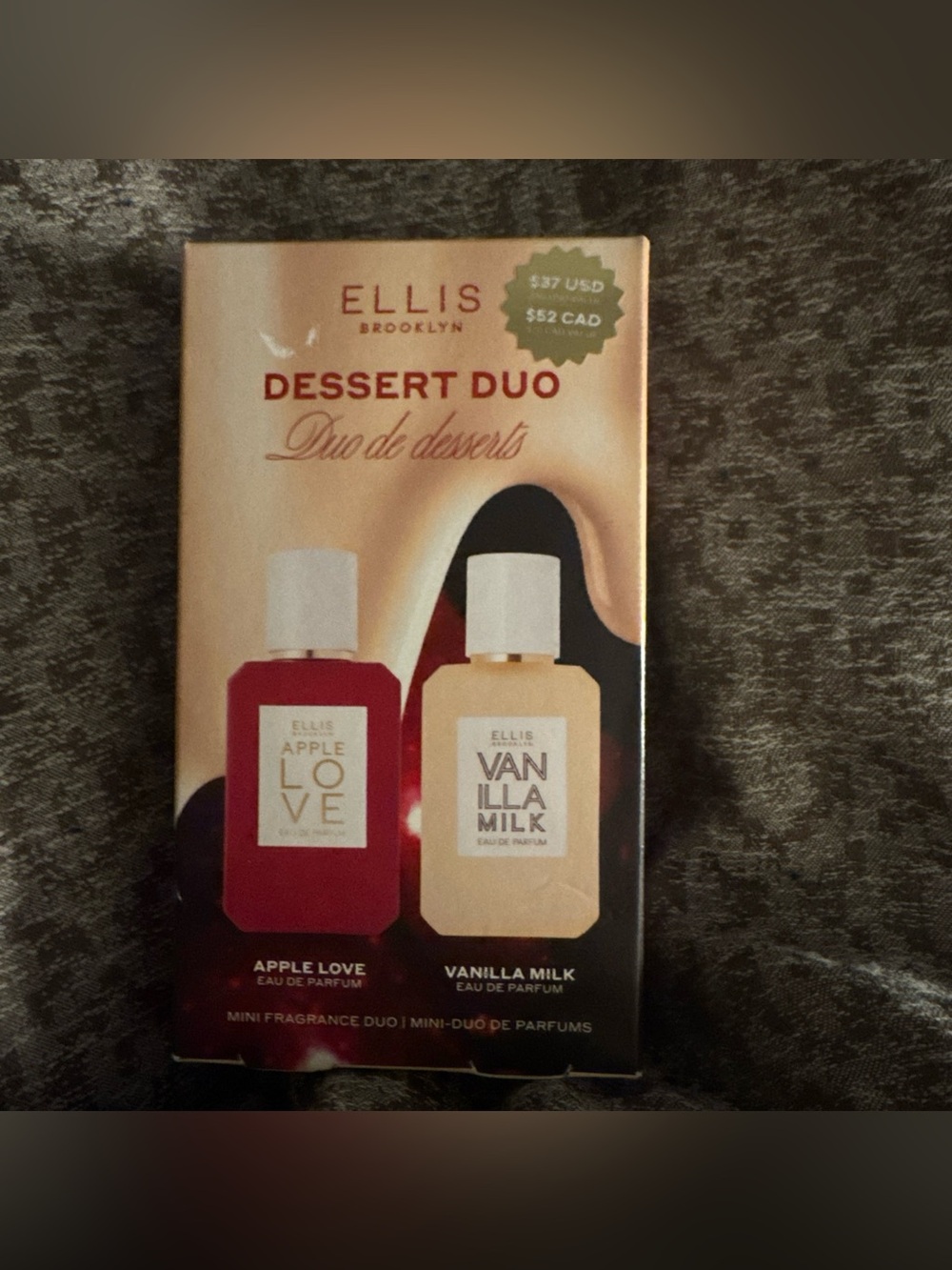 New Sealed Ellis Brooklyn Dessert Duo - Apple Love & Vanilla Milk - 7.5ml Each